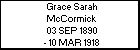 Grace Sarah McCormick