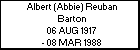 Albert (Abbie) Reuban Barton