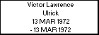 Victor Lawrence Ulrick