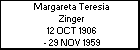 Margareta Teresia Zinger