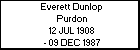 Everett Dunlop Purdon