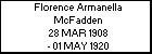 Florence Armanella McFadden