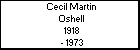 Cecil Martin Oshell