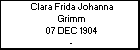Clara Frida Johanna Grimm