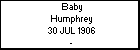 Baby Humphrey