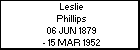 Leslie Phillips