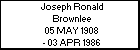 Joseph Ronald Brownlee