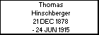 Thomas Hinschberger