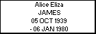 Alice Eliza JAMES
