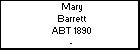 Mary Barrett