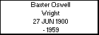 Baxter Oswell Wright