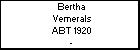 Bertha Vemerals