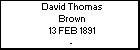 David Thomas Brown