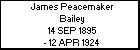 James Peacemaker Bailey