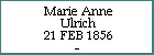 Marie Anne Ulrich