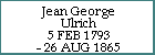 Jean George Ulrich