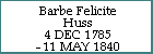 Barbe Felicite Huss