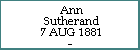 Ann Sutherand