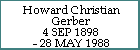 Howard Christian Gerber