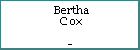 Bertha Cox