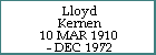 Lloyd Kernen