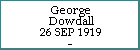 George Dowdall
