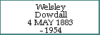 Welsley Dowdall