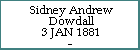 Sidney Andrew Dowdall