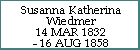 Susanna Katherina Wiedmer