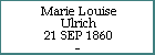 Marie Louise Ulrich