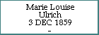 Marie Louise Ulrich