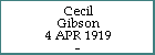 Cecil Gibson