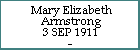 Mary Elizabeth Armstrong