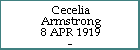 Cecelia Armstrong