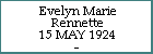 Evelyn Marie Rennette