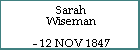 Sarah Wiseman