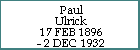 Paul Ulrick