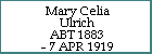 Mary Celia Ulrich