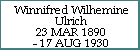 Winnifred Wilhemine Ulrich
