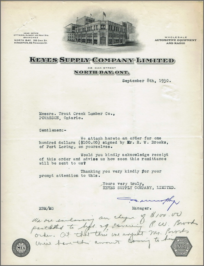 Keyes Supply Co Ltd Sept 1930.jpg