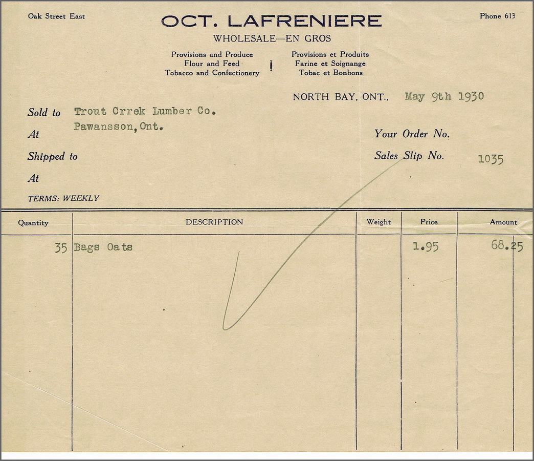 Lafreniere, Oct May 1930.jpg