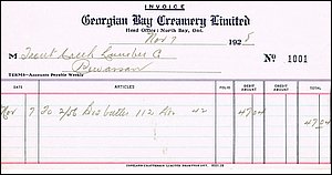 Georgian Bay Creamery Ltd Nov 1928.jpg