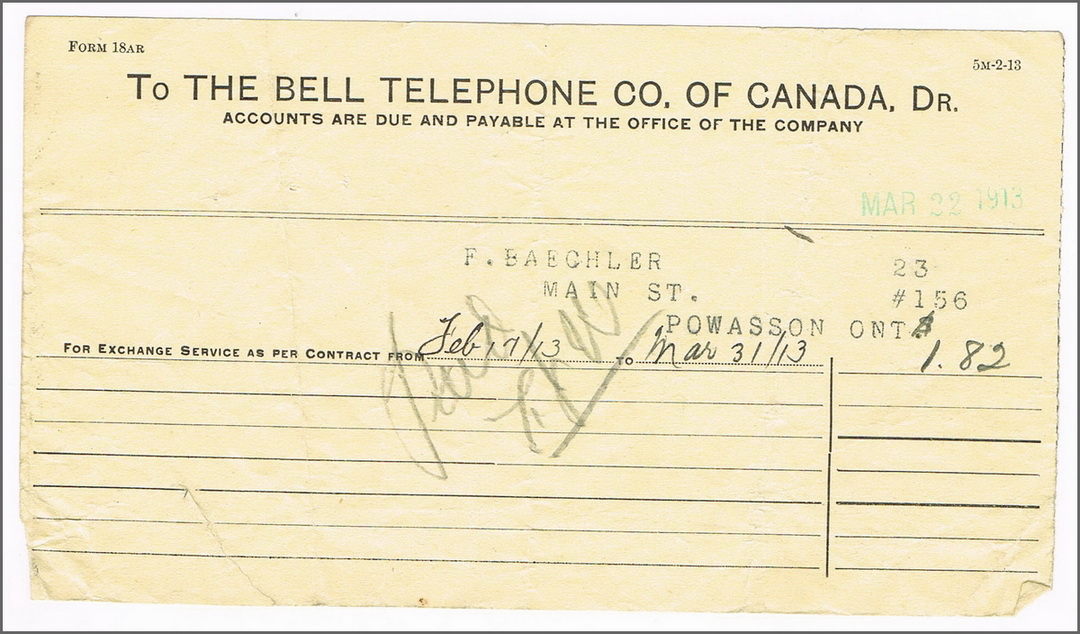 Baechler Phone Bill 1913.jpg