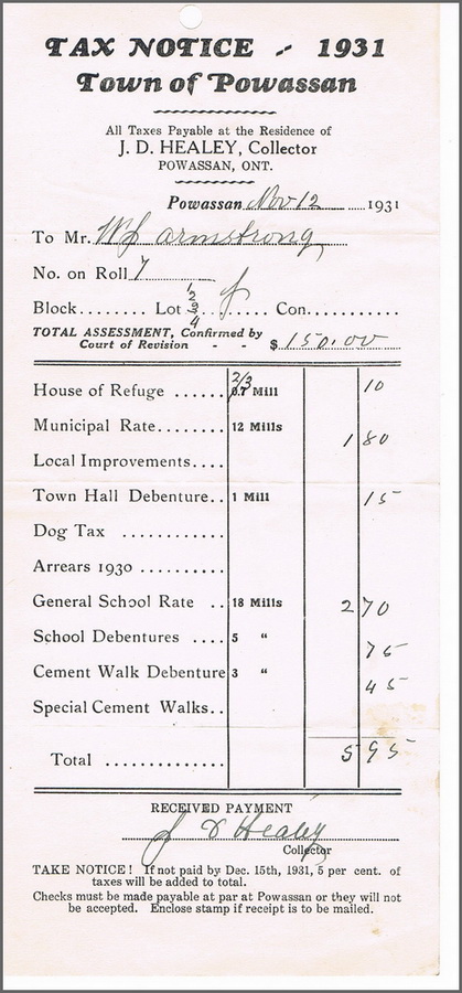 Powassan Tax Notice  1931.jpg