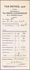 Powassan Tax Notice 1916.jpg