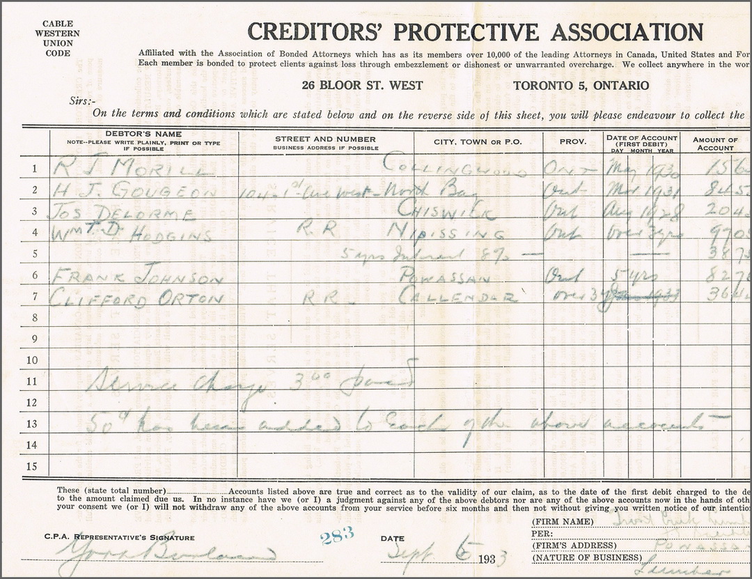 Creditors' Protective Association - Toronto.jpg