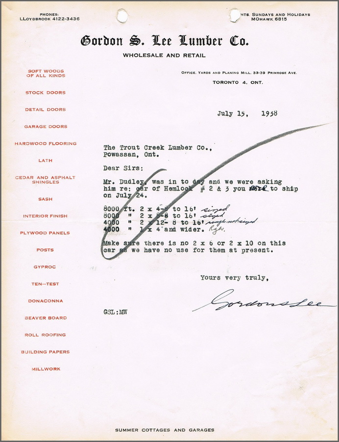 Lee, Gordon S. Wholesale Lumber - Toronto 1.jpg