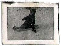 B&W - Jamie Sledding.jpg