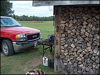 Wood Pile and Uncles Truck.jpg