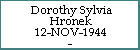 Dorothy Sylvia Hronek